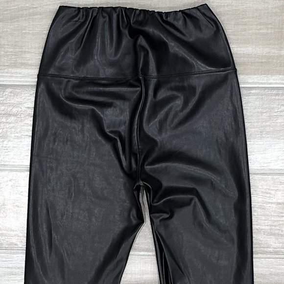 Aritzia Wilfred Free Daria Pant High-Waisted Vegan Leather Leggings in Black - Picture 6 of 15